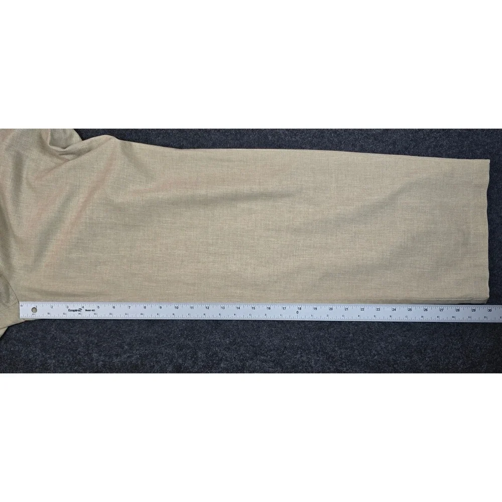 Ashworth 3rd Groove Men's Beige Golf Pants 36x30 Functional Cotton Hybrid